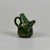 Ceramic Small Vintage Mid-Century Modern Green Ceramic Pitcher For Sale - Image 7 of 8