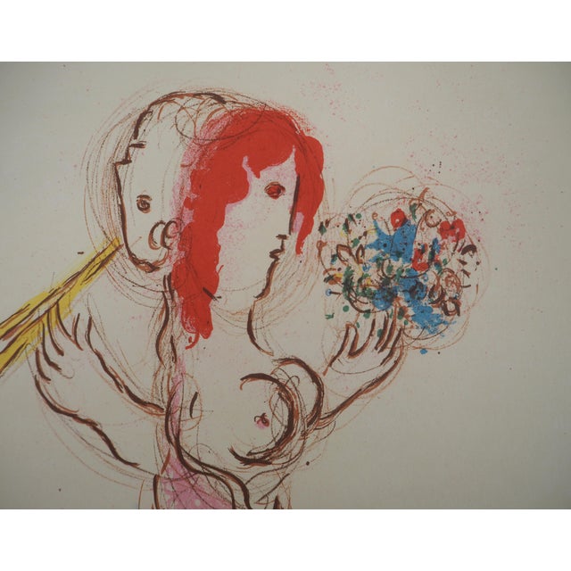 Marc Chagall, Married, 1960, Original Lithograph For Sale - Image 3 of 6