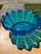 Beautiful Blenko Lotus Bowl. Perfect for a center piece, console bowl or serving piece.