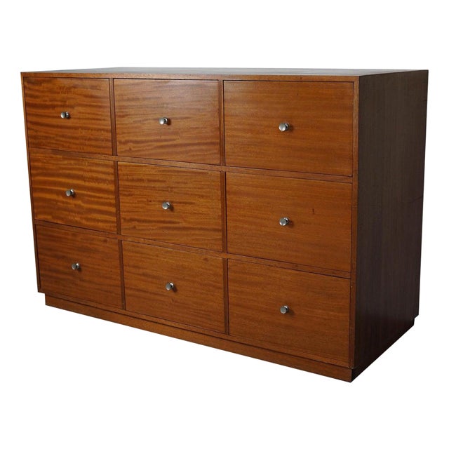 Mid-Century Dutch Shop / Apothecary Cabinet For Sale