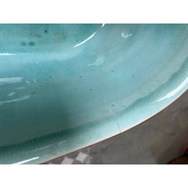 1800s French Choisy Le Roi Jardiniere With Hand-Painted Birds and Botanicals For Sale - Image 12 of 12