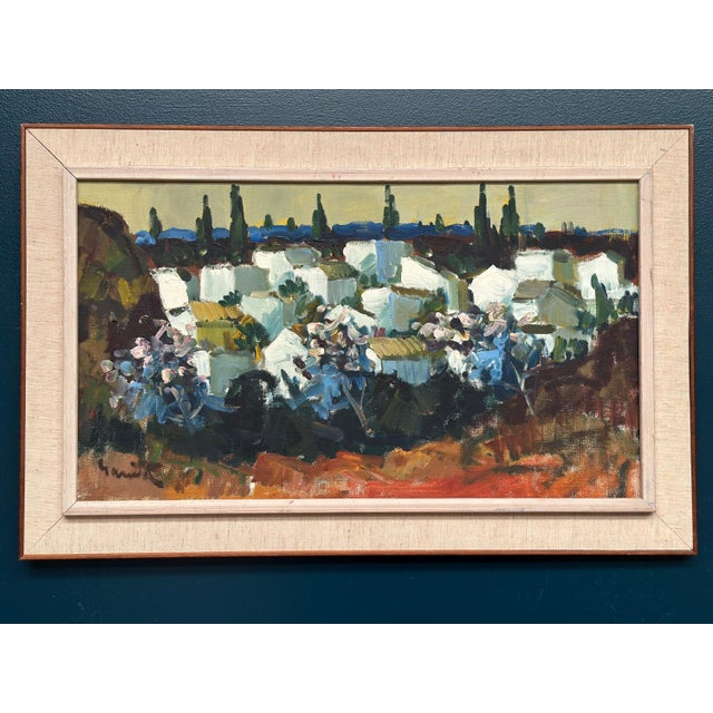 Tage Gavik, Almuñécar, Spain, 1960s, Oil on Canvas, Framed For Sale - Image 15 of 18