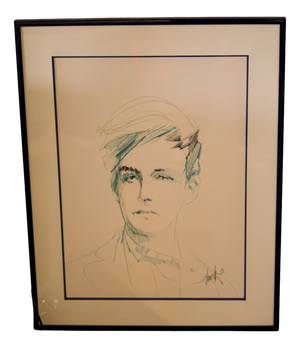 Raymond Moretti, Portrait, 1960s, Lithograph
