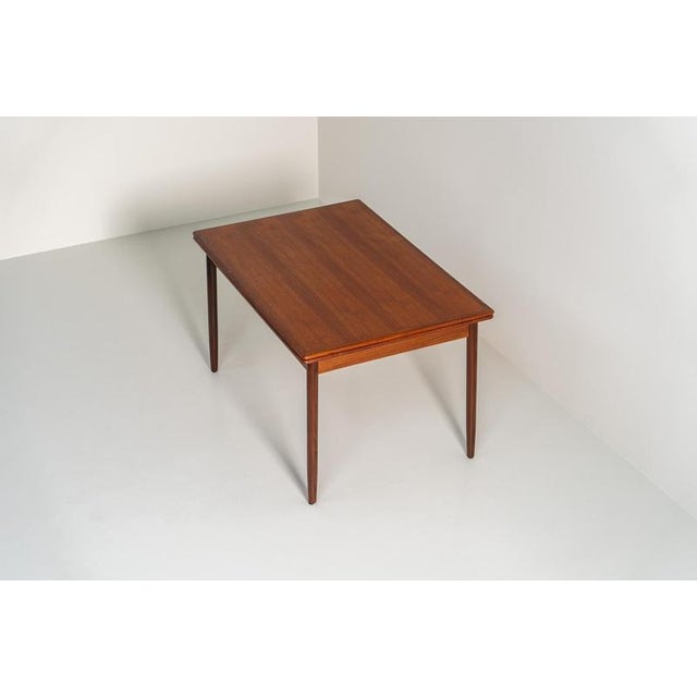 Wood Vintage Danish Extendable Dining Table, 1960s For Sale - Image 7 of 12