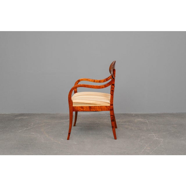 Biedermeier Style Seating Group in Birch, Set of 5 For Sale - Image 11 of 18