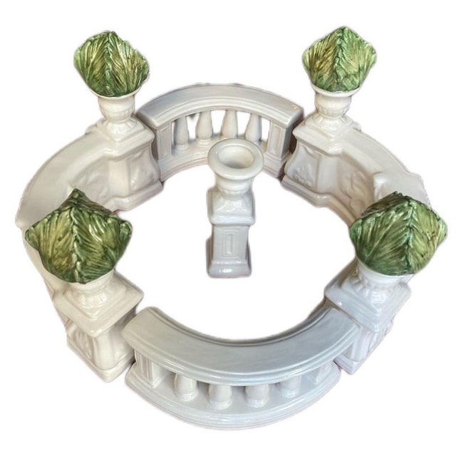 Italian Ceramic Centerpiece by Ceramiche Barettoni Nove For Sale - Image 4 of 5