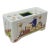 Vintage Williamsburg Restoration Chinoiserie Delft Flower Brick, Frog Produced in Holland, Featuring Hand-Painted Chinese Fishing Scenes For Sale