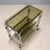 Metal Vintage Silver Bar Cart, 1970s For Sale - Image 7 of 10