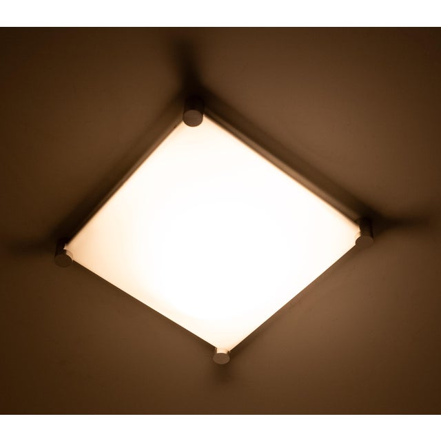 Plastic Bolla Flush Mount from Martinelli Luce, Italy, 1970s For Sale - Image 7 of 9