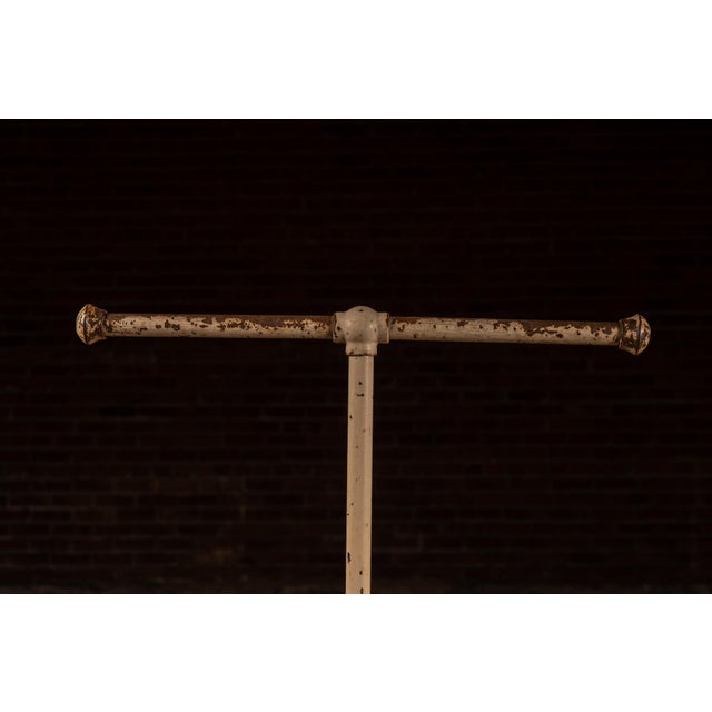 Antique Chippy Garment Rack in Beige For Sale - Image 4 of 6