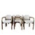 Brutalist Sass Armchairs from Idea, 1988, Set of 5, Set of 5 For Sale - Image 13 of 13
