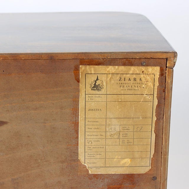Vintage Bedside Tables in Faux Grain Finish, 1950s, Set of 2 For Sale - Image 11 of 16