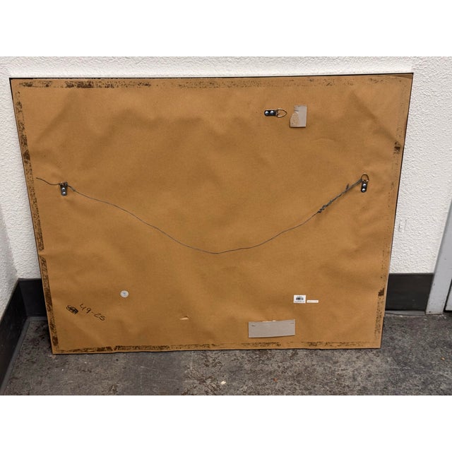 Bp Industries Contemporary Framed Wall Mirror For Sale - Image 11 of 12
