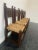 Brutalist Brutalist Dining Chairs in Sculpted Oak, 1950s, Set of 5 For Sale - Image 3 of 12