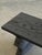 Ebony Made to Order: Ebonized Oak Zig Zag Bench For Sale - Image 8 of 9