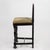 Wood Midcentury Chinoserie Lacquered Small Accent Chair For Sale - Image 7 of 18