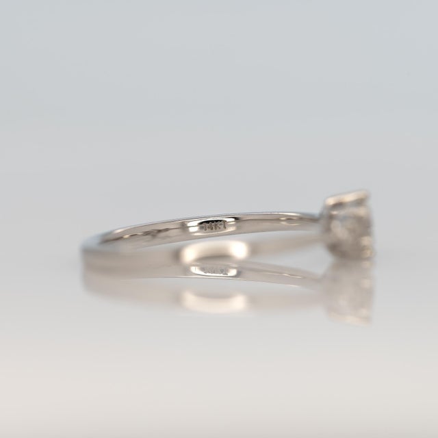 Earth Mined Diamond Ring With Diamond Accents: Solid 14k Gold – Round, 4mm, Size 6.75 For Sale - Image 9 of 9