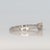 Earth Mined Diamond Ring With Diamond Accents: Solid 14k Gold – Round, 4mm, Size 6.75 For Sale - Image 9 of 9
