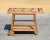 Ecru Indoor & Outdoor Bar Cart in Natural For Sale - Image 8 of 9