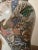 1960s Large Gold Gilted Ginger Jar With Floral & Bird Motif For Sale - Image 9 of 11