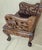 Late 19th Century Antique Chinoiserie Hand-Carved Rosewood Dragon Throne Chair With Owl Feet, Circa 1900 For Sale - Image 10 of 13