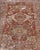 Red Antique Persian Heriz Rug Featuring Geometric Medallion Design in Rust and Ivory 4'8 X 6'2 For Sale - Image 8 of 13