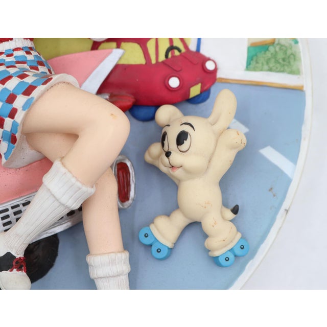 Late 20th Century Betty Boop "At the Drive-In" 3-D Sculptural Collector Plate For Sale - Image 5 of 9