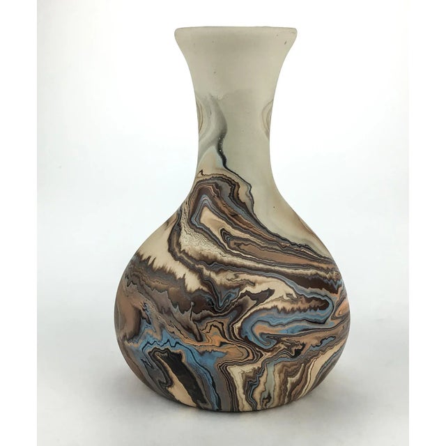 1960s Vintage Nemadji Pottery Vase For Sale - Image 5 of 10
