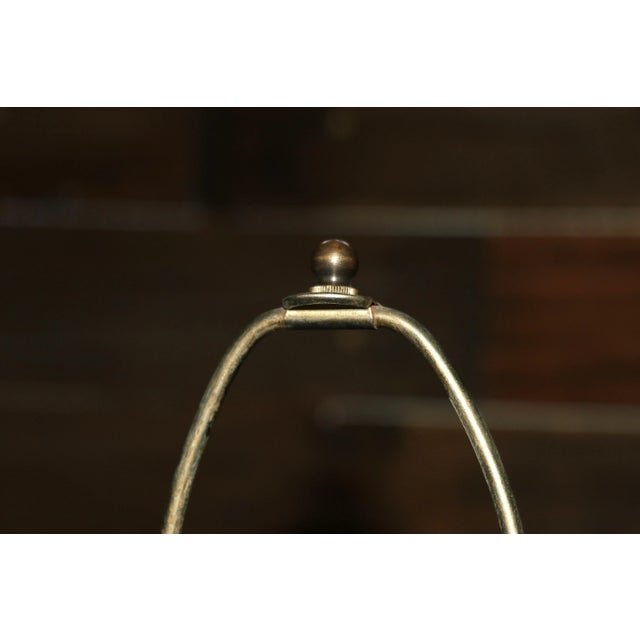 Bronze Vintage Pair of Marbro Mixed Metal Table Lamps Bronze, 1950s For Sale - Image 8 of 18