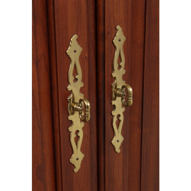 Henkel Harris Cherry 2 Door Tv Armoire For Sale - Image 14 of 18