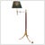 Vintage Brass and Wood Reading Floor Lamp For Sale - Image 16 of 16