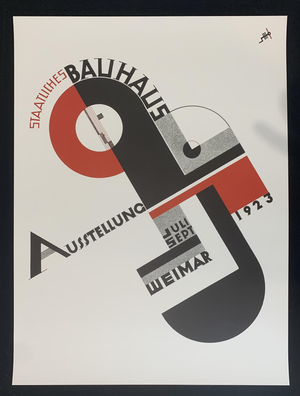 Bauhaus Exhibition 1923 Poster, 1999
