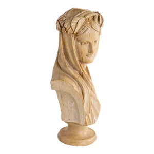 Roman Style Solid Marble Bust
