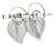 1990s Georg Jensen Estate Vine Leaves Brooch Silver For Sale