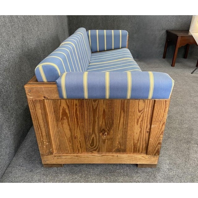 Late 20th Century Farmhouse Rustic This End Up Furniture Co. Solid Pine Sofa For Sale In Raleigh - Image 6 of 12