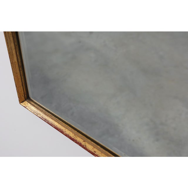 Gold Arched Gilt Mirror with Ogee Top, France, 1920 For Sale - Image 8 of 11