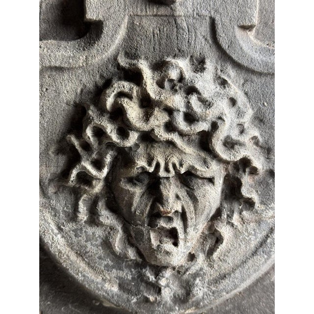 Carved Stone Fragment Medusa, 18th Century For Sale - Image 4 of 14