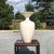 Vintage Modernist Jaru of California Oversized White Ceramic Vase For Sale - Image 9 of 13