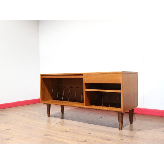 Mid Century Modern Vintage Teak Media Record Tv Cabinet Hutch by G Plan For Sale - Image 4 of 15