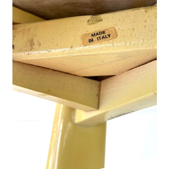 Set of 4 Italian Lacquered Postmodern Armchairs, Animal Print Upholstery For Sale - Image 17 of 18