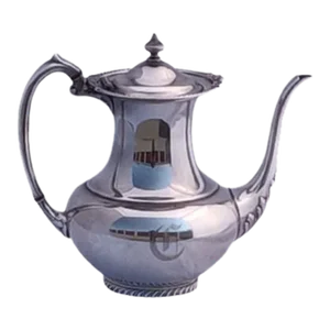 Vintage Georgian Teapot Hollowware Goose Neck Silver Plate by Community Plate