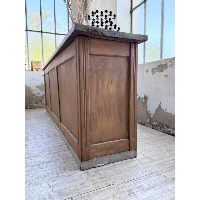 Walnut Trade Counter, 1950s For Sale - Image 15 of 18