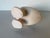 Vintage Handcrafted Ceramic Duck Sculpture in Soft Pink & Cream For Sale - Image 12 of 12