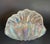 Vintage Iridescent Glass Shell Napkin Holder / Guest Towel Holder For Sale In Los Angeles - Image 6 of 10