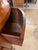 Chestnut 1900 - 1909 Regency/Federal Figured Mahogany Sideboard With Bowed Ends, Turned Legs, and the Distinctive Arched Center Panel. For Sale - Image 8 of 12