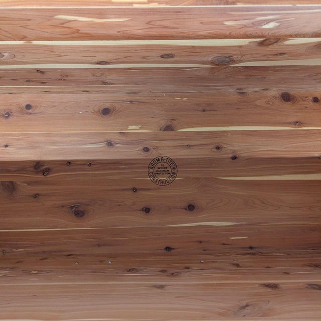 Vintage Lane Cedar Lined Trunk For Sale - Image 11 of 11