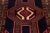 Navy Blue Tribal Designed Vintage Wool Rug 3 X 11 For Sale In New York - Image 6 of 8