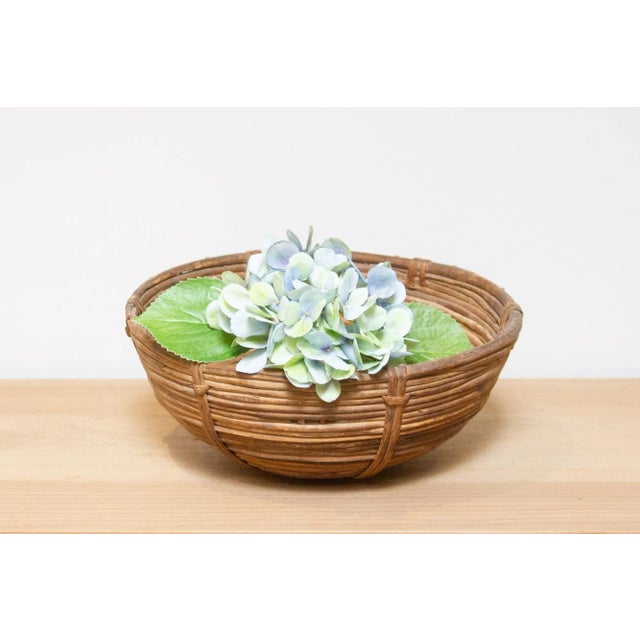 Charming handwoven farmhouse basket - a true piece of craftsmanship! Originally designed for carrying and displaying...