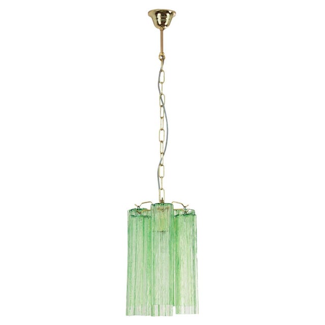 Vintage Italian Hanging Light in Green Murano, 1990s For Sale - Image 12 of 12