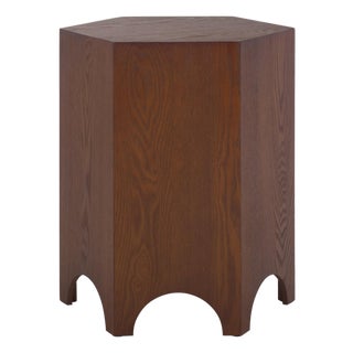 Barahan End Table in Walnut For Sale